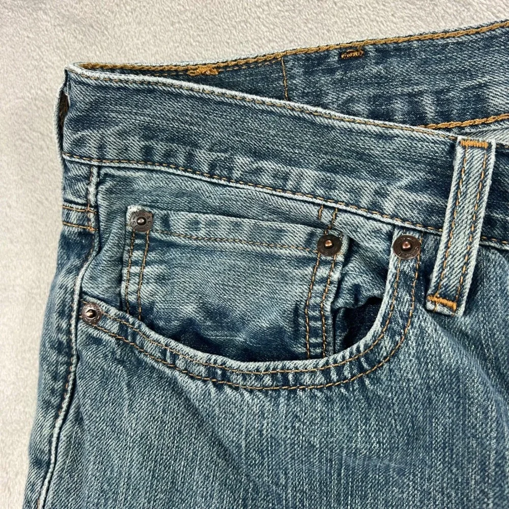 LEVI'S 559 Relaxed Straight Mens Jeans 38x34 Blue Medium Wash Denim Classic